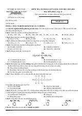 Đề thi Giữa kì 2 Hóa học 11 năm 2025-2026 trường THPT Duy Tân (Quảng Ngãi)